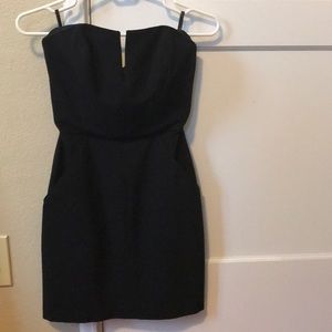 Bebe little black dress.